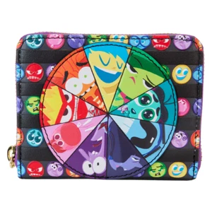 Inside Out Core Memories Zip Around Wallet Disney Loungefly Purse - Picture 1 of 5