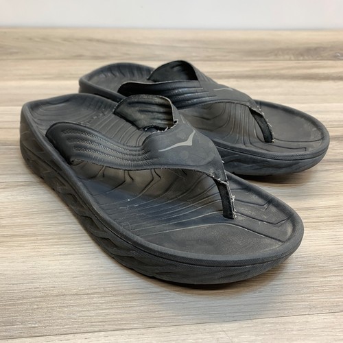 Sandali Hoka One One Ora donna taglia 10 neri infradito recupero comfort cuscino