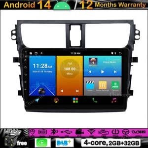 9"Android 14 Autoradio Carplay GPS SAT Navi DAB DVR For Suzuki Celerio 2015-2018 - Bild 1 von 13