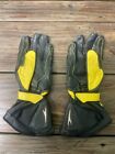 Teknic Genuine Leather Motorcycle Gloves Yellow/Black Xl -Used