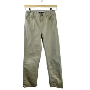 Vineyard Vines Khaki Pants Girls 14 School Uniform Adjustable Waist Tan Beige - Picture 1 of 9