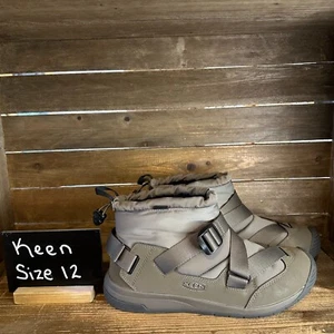 Nuevo Para Hombres Keen Hoodzerra Marrón Oliva Impermeable Invierno Nieve Botines Talla 12 M - Imagen 1 de 6