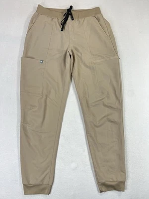 Fabletics High-Rise On-Call Jogger Pants Scrubs Medical Beige Womens Medium - Image 1 of 4