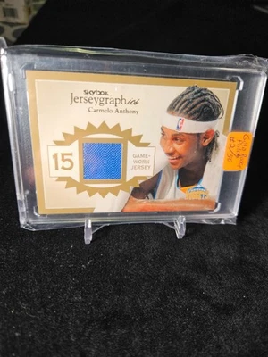 2003-04 Skybox Autographics - Jerseygraphics Carmelo Anthony #J-CA Gold #2/50  - Image 1 of 4