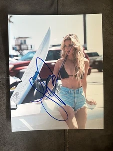 Racer/Model Lindsay Brewer Signed 8 X10 Photo Indianapolis 500 Feeder Indy NXT - Picture 1 of 1