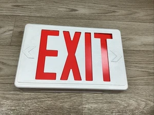 Gebrauchte LED NOTAUSGANG BELEUCHTUNG LEUCHTE SCHILD #808D115PR5*SI - Bild 1 von 8
