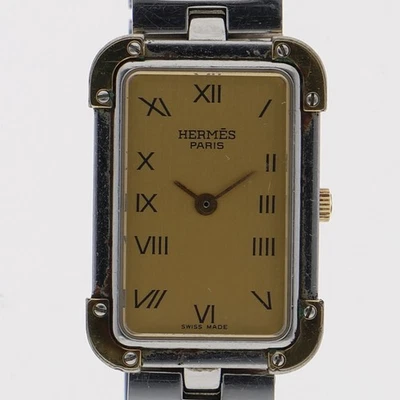 RELOJ HERMES CR1.240 Clojure dorado SS/Dorado QZ Foto 1 de 4