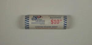 1999 D PENNSYLVANIA ORIGINAL US MINT SEALED QUARTER ROLL; COMBINE SHIPPING! - Picture 1 of 3