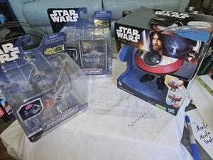 3 STAR WARS COLLECTOR ITEM AND ONE DUPLICATES ALL NEW IN BOX LOT - Picture 1 of 13