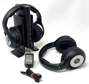 Juego de 2 auriculares Sennheiser HDR170 con base TR170 y cable de alimentación - Imagen 1 de 19