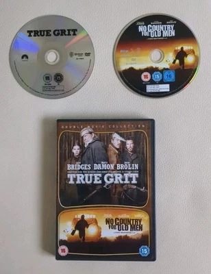True Grit / No Country For Old Men DVD (2011) Double Film Coen Brothers  - Image 1 of 3