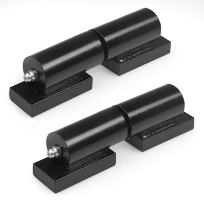 Bisagras de barril de alta resistencia Ilyapa, paquete de 2 - 5 pulgadas de acero laminado en frío negro soldado Foto 1 de 4