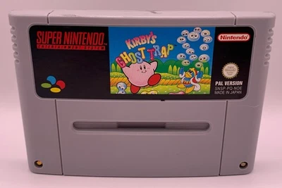 Kirbys Ghost Trap SNES Super Nintendo PAL Version Spiel Cartridge - Bild 1 von 4