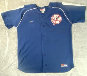 New York Yankees CC Sabathia #52 Jersey Youth Sz XL Blue Blokecore Athleisure - Picture 1 of 10