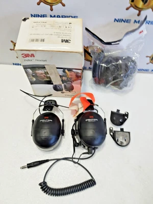 3M PELTOR MT7H79P3E headset 230ohm dyn.mic j11 helmet att XH-0016-5094-0 #new - Image 1 of 4