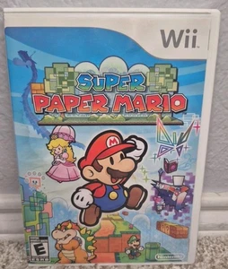 Super Paper Mario (Nintendo Wii, 2007) CIB Complete W/Manual Tested Working - Picture 1 of 3