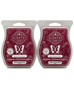 Scentsy Wax Bars Spiced Ember Glow ~ Discontinued 2 Pack Ships w/ Icepack NEW - Picture 1 of 4
