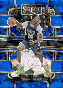 Jordan Hawkins Rookie - 2023-24 Panini Select Basketball - Cracked-ice Prizm  - Bild 1 von 2