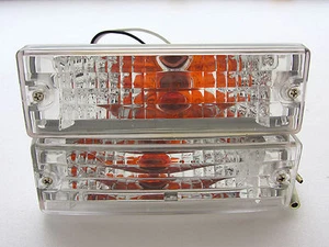ISUZU TF TFR HOLDEN RODEO CRYSTAL CLEAR BUMPER BAR INDICATOR LIGHT BRAVA - Picture 1 of 2
