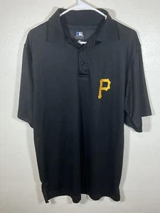 Pittsburgh Pirates Original Merchandise Herren Poloshirt Größe Medium MTall schwarz - Bild 1 von 3