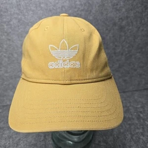 Embroidered Adidas Logo Baseball Khaki Adjustable Hat - Picture 1 of 9