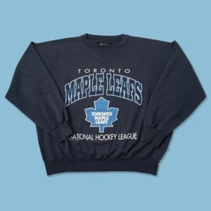 Toronto Maple Leaf Hockey Black Crewneck Sweatshirt S-5XL Gift For Fans VN4544 - Picture 1 of 4