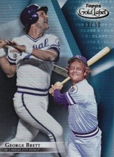 George Brett 2018 Topps Gold Label Class 3 Blue #50 38/50 Kansas City Royals HOF