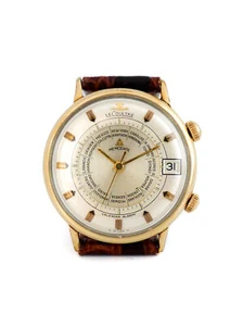 Jaeger Wristwatch MemovoxYGF case steelback alarm worltzime - Picture 1 of 11