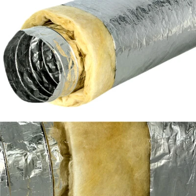 Isoliertes Alu-Flexrohr NW 125 mm L = 10 m