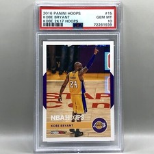 2016-17 Kobe Bryant Panini Hoops 2K17 #15 PSA 10