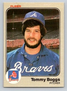 1983 Fleer Baseball #131 Tommy Boggs Atlanta Braves