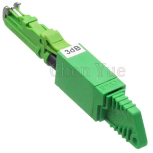 Optical Coupler E2000 APC Female to Male Single Mode FTTH Fiber Optic Attenuator - Picture 1 of 5