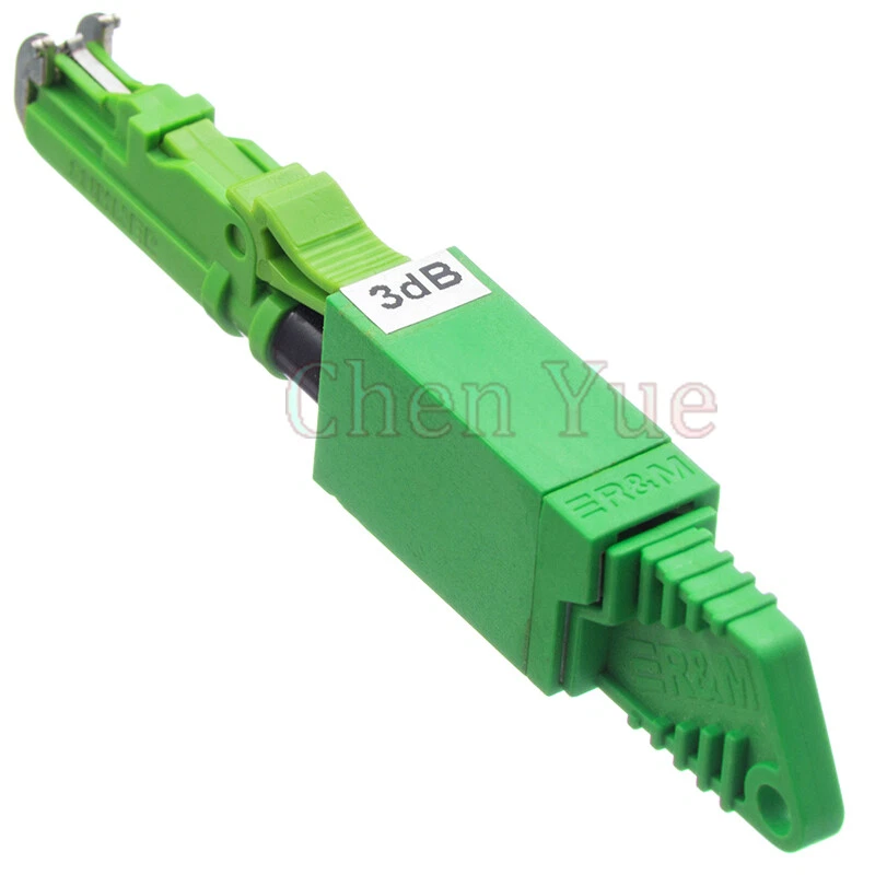 Optical Coupler E2000 APC Female to Male Single Mode FTTH Fiber Optic Attenuator - Image 1 of 4