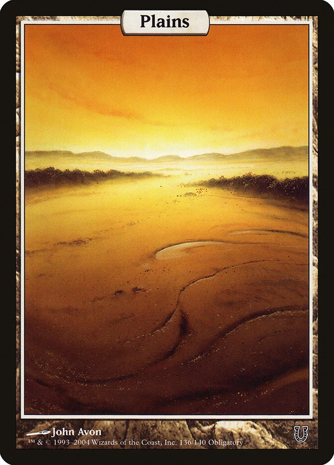 MTG Plains 136 Full Art  - Unhinged #136 - Image 1 of 1