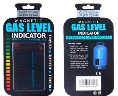 Propane Fuel Level Indicator - Magnetic & Reusable - Gas Level Reader (Set of 2) - Image 1 of 3