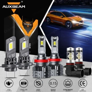 For Hyundai Veracruz 2007-2011 CANBUS LED Headlight High Low Fog Lights White 6x - Picture 1 of 19