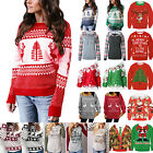 LADY Ugly Sweater Jumper Pullover Tops Sweatshirt Hoodies Blouse Tunic Lounge
