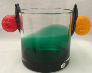 Vintage Rare Princ Czech Republic Art Glass Centerpiece Bowl / Vase - Picture 1 of 8