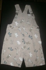 VTG Boys Girls KEEDO sz XS (4/5) Animal Print Short Overall Zebra South Africa - Picture 1 of 3