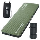Self Inflating Sleeping Pad, Foam Camping Mattress with Small Single Army Green