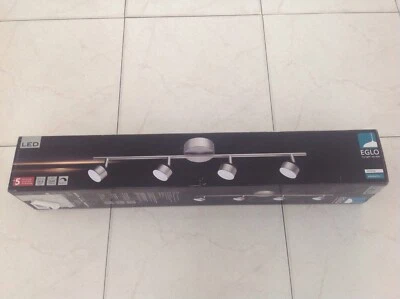 Eglo Homes Ceiling 4 bulbs Spot LED Armento Satin Nickel Track Lighting Fixture - Image 1 of 3