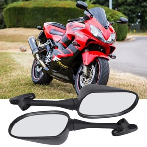 Pair Motorcycle Rearview Side Wing Mirrors For Honda CBR600RR F3 F4i CBR1000RR - Picture 1 of 6
