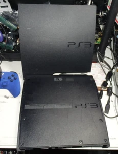 Sony PS3 Slim *NUR 2501A* Kunststoffgehäuse/Case oben & unten - intakt - nur OK - Spuren - Bild 1 von 11