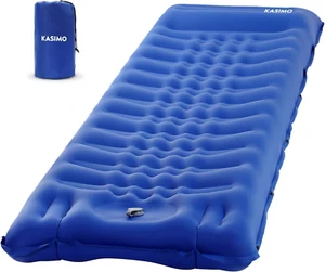 Ultra Thick 6-Inch Inflatable Sleeping Pad with Pillow and Foot Pump - Picture 1 of 9