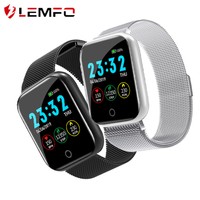 LEMFO Men Women Smart Watch Blood Oxygen Pressure Heart Rate Sports Smartband