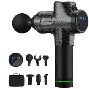 Deep Tissue Muscle Massage Gun Body Shoulder Back Neck Massager Exercising Athle - Picture 1 of 2