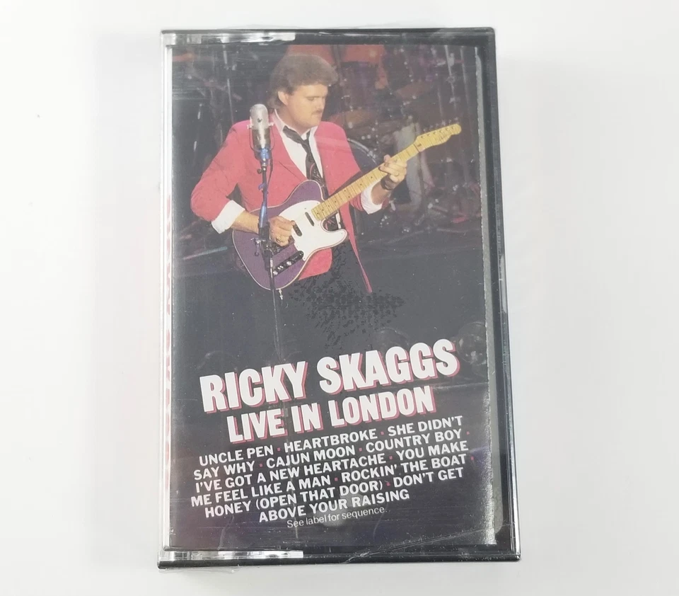 Live in London by Ricky Skaggs (Cassette, Jul-2003, S & P Records) OOP Sealed - Image 1 of 2