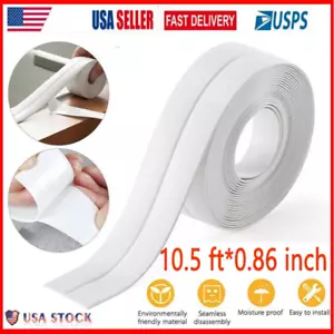 Kitchen Bathroom Self Adhesive Sealing Tape Waterproof Sink Caulk Strip 5wa6djhg - Picture 1 of 11