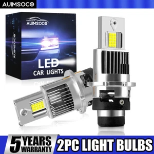 2X 30000LM D2S D2R LED Headlight Bulbs HID Xenon 100W Conversion Kit 6000k White - Picture 1 of 13
