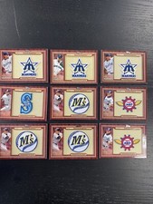 2011 TOPPS BASEBALL THROWBACK PATCH MARINERS LOT X (9) ICHIRO PINEDA